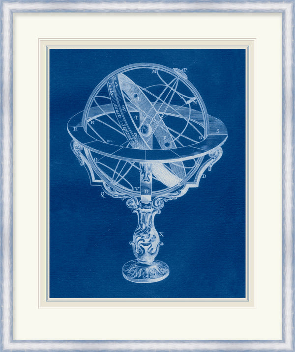 Surya Framed Wall Art Lj-4003 - 29"H X 28"W, Stylish Home Decor, Made In U.S.A., 30-day Warranty Main, Blue Paper Lj4163-3340