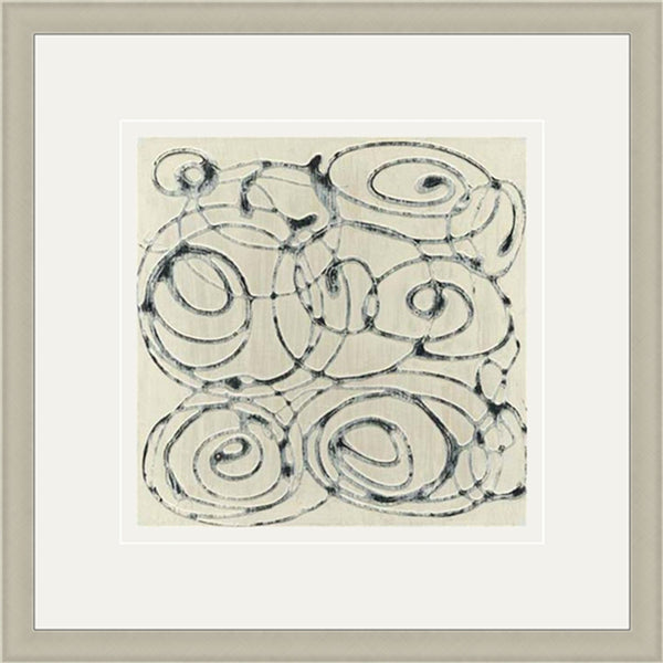 Surya Framed Wall Art Lj-4003 - 29"H X 28"W, Stylish Home Decor, Made In U.S.A., 30-day Warranty Main, Blue Paper Lj4219-3131