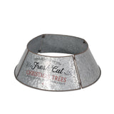 Christopher Knight Home® - Noble House - Laconia Metal Christmas Tree Collar, Antique Silver