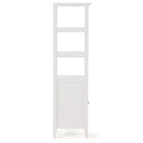 Acadian Bath Storage Tower Pure White B136P158499 Hearth and Haven