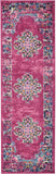 Nourison Passion PSN03 Machine Made Power-loomed Ornamental Border Indoor Only Bohemian Vintage Rug Fuchsia, Pink 100% Polypropylene 99446387639