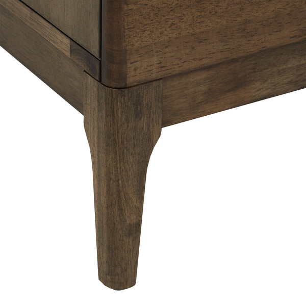 Homelegance By Top-Line Ashford Persian Walnut 5-Drawer Chest Walnut Wood