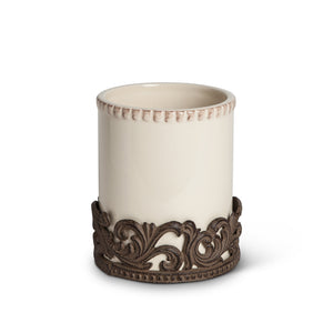 Acanthus Stoneware Utensil Holder EAW90780 Park Hill