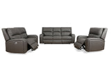 Parker House Parker Living Polaris - Haze Power Reclining Sofa Loveseat and Recliner Haze 70% Polyester, 30% PU (W) MPOL-321PH-HAZ