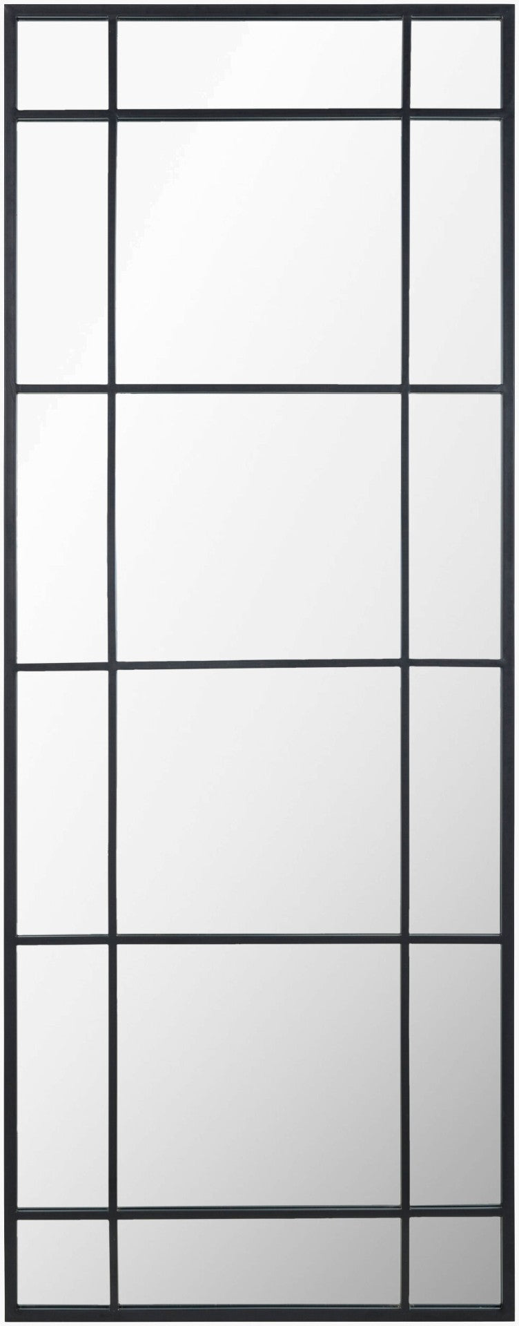 Livabliss Lanka Slim Black Metal Full Length Mirror for Bedroom Entryway or Living Room Decor LKA001-6224