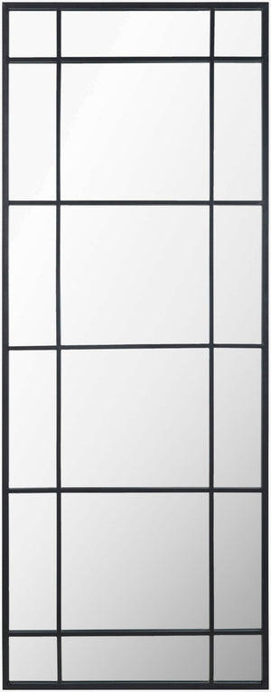 Livabliss Lanka Slim Black Metal Full Length Mirror for Bedroom Entryway or Living Room Decor LKA001-6224