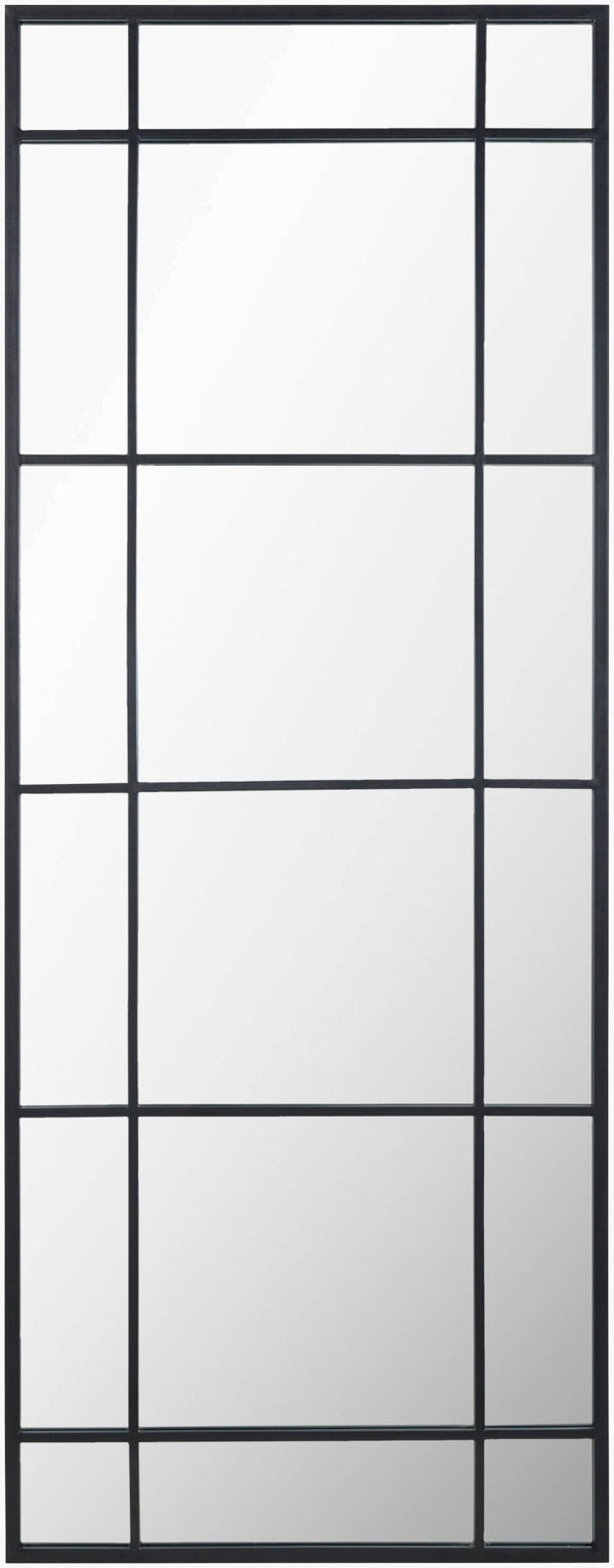 Livabliss Lanka Slim Black Metal Full Length Mirror for Bedroom Entryway or Living Room Decor LKA001-6224