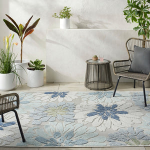 Livabliss Lakeside Polypropylene Area Rug Machine Woven in Turkey for Indoor Outdoor Living Spaces Cream, Light Sl 7'10" x 10' LKD2300-71010