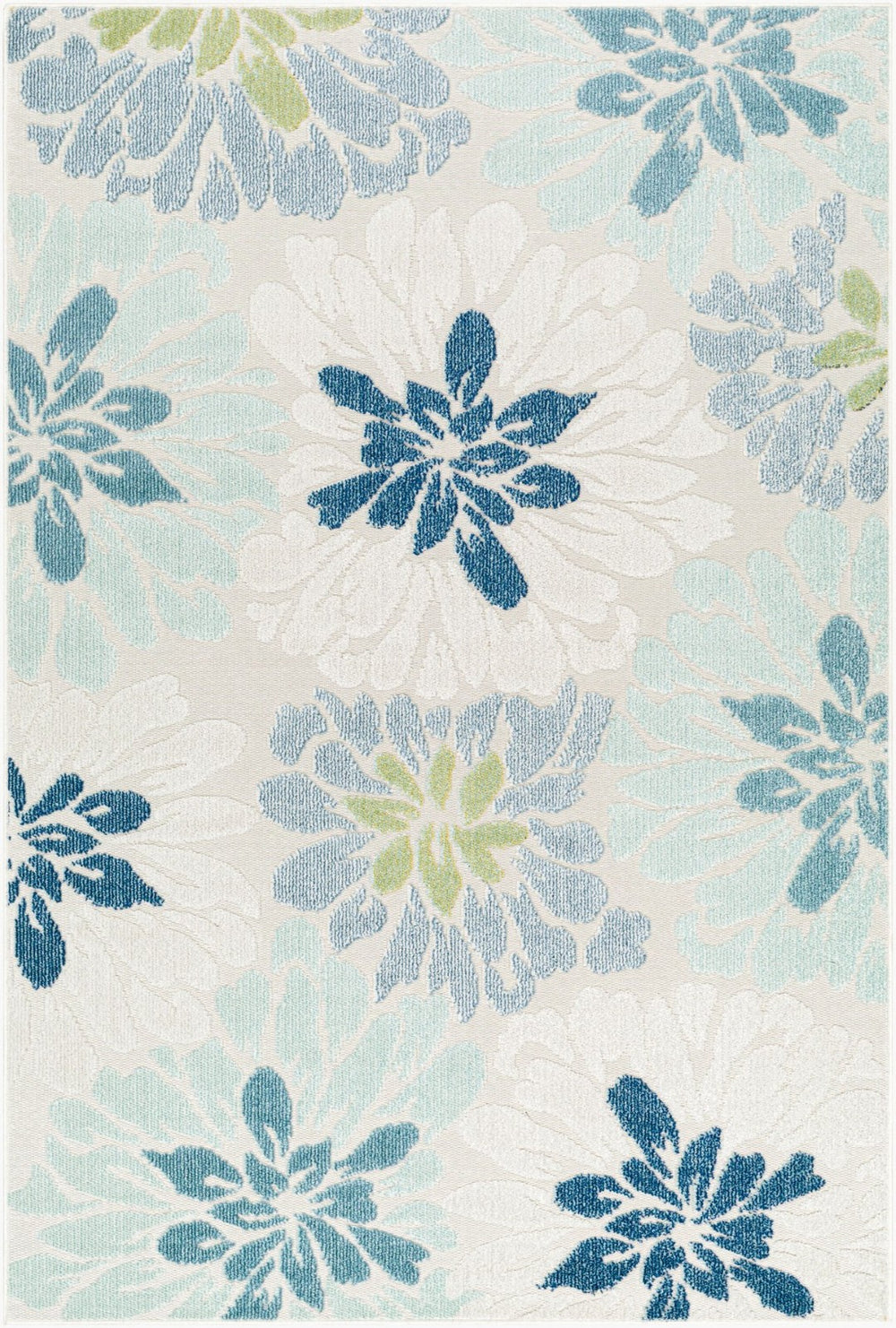 Livabliss Lakeside Polypropylene Area Rug Machine Woven in Turkey for Indoor Outdoor Living Spaces Cream, Light Sl 7'10" x 10' LKD2300-71010