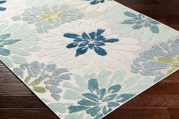 Livabliss Lakeside Polypropylene Area Rug Machine Woven in Turkey for Indoor Outdoor Living Spaces Cream, Light Sl 7'10" x 10' LKD2300-71010