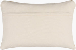 Surya Luke Lke-001 Global Style Accent Pillow - Unique Wool, Jute & Cotton Design For Cozy Decor Beige Jute,Wool,Cotton,Cotton Lke001-1422