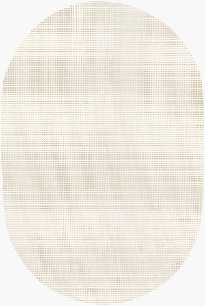 Livabliss Lock Grip Pvc Rug Pad for Hard Floors Cushioned Non-slip Protection on Hardwood Ivory, Cream 8' x 10' Oval LKG-810OV