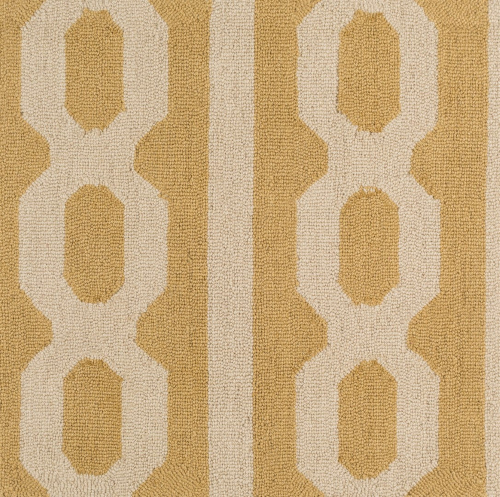 Surya Lockhart Lkh-9000 2'6" X 8' Hand-hooked Wool Rug - Modern Decor, Durable, Low Pile, Easy Care & Clean! Light Beige Wool Lkh9000-268