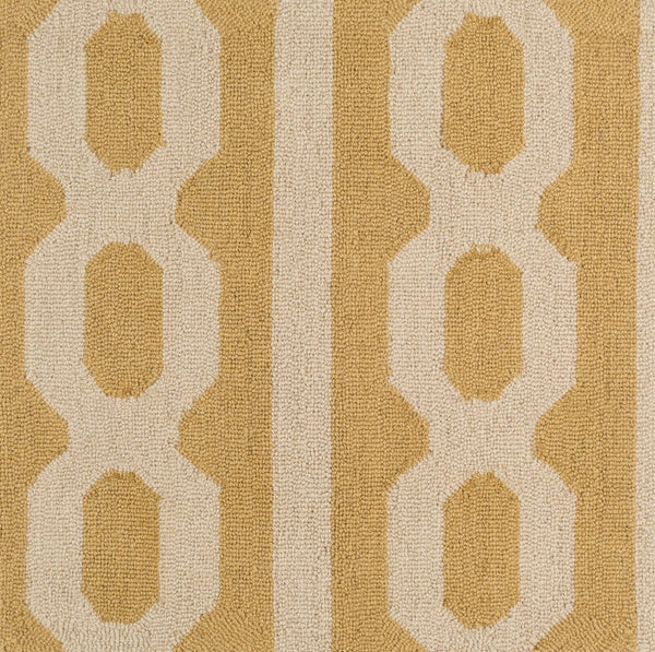 Surya Lockhart Lkh-9000 2'6" X 8' Hand-hooked Wool Rug - Modern Decor, Durable, Low Pile, Easy Care & Clean! Light Beige Wool Lkh9000-268