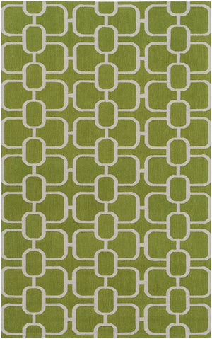 Surya Lockhart Hand-hooked Wool Area Rug Low Pile Indian Craft for Modern Living Rooms LKH9003-46