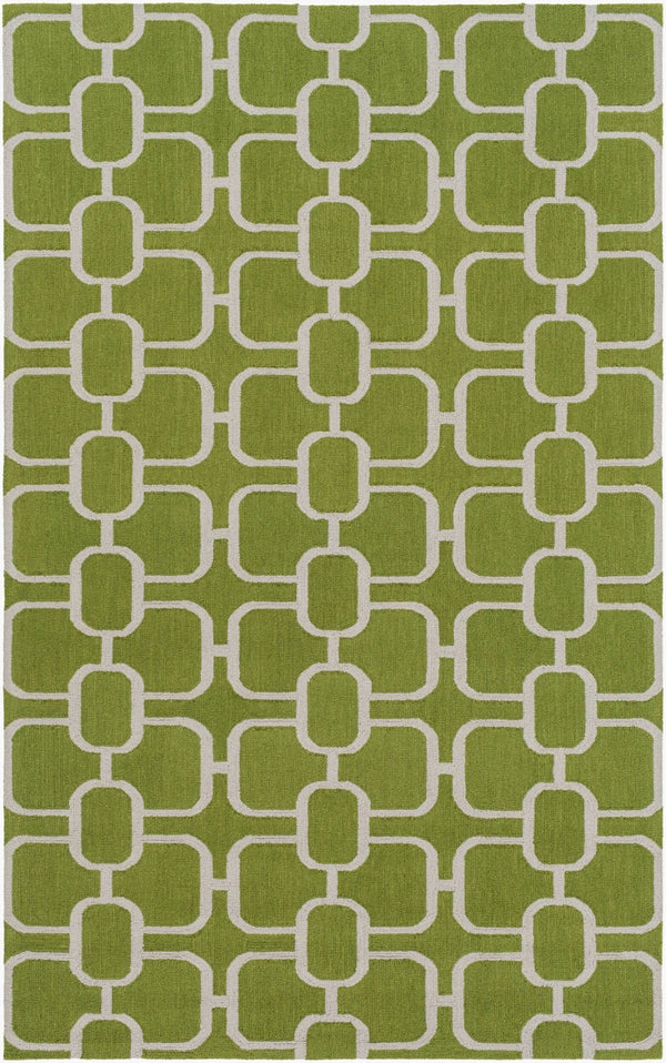 Surya Lockhart Hand-hooked Wool Area Rug Low Pile Indian Craft for Modern Living Rooms LKH9003-46