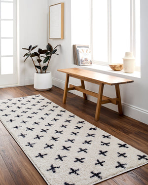 Livabliss Lykke Global Pattern High Pile Polyester Accent Rug Machine Woven in Turkey LKK2303-274
