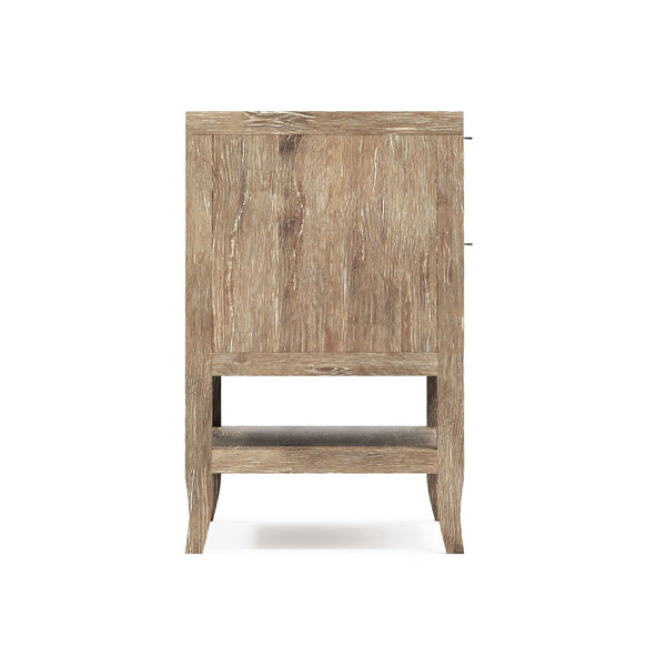 Bernhardt Bernhardt Tribeca Nightstand With Usb Charging, Soft-Close Drawers & Open Shelf In Aurum Oak Finish 333230