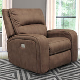 Parker House Polaris - Kahlua Power Reclining Sofa And Two Recliners Brown 100% Polyester (W) Mpol-311ph-ka