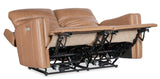 Twain Zero Gravity Power Loveseat w/Power Headrest and Lumbar Brown SS645-PHZL2-080 Hooker Furniture