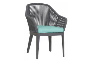 Milano Dining Chair in Dupione Celeste w/ Self Welt SW4101-1-8067 Sunset West
