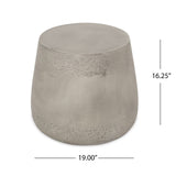 Christopher Knight Home® - Noble House - Orion Outdoor Contemporary Lightweight Concrete Accent Side Table