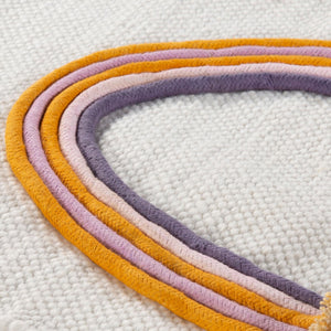 Surya Lucky Lky-1000 Elegant 29"H X 14"W Global-inspired Wall Hanging For Eclectic Home Decor Charm Pale Pink Polyester,Wood Lky1000-3014