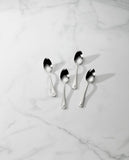 Lenox French Perle Teaspoons, Set of 4 Metallic, STAINLESS METAL 894746