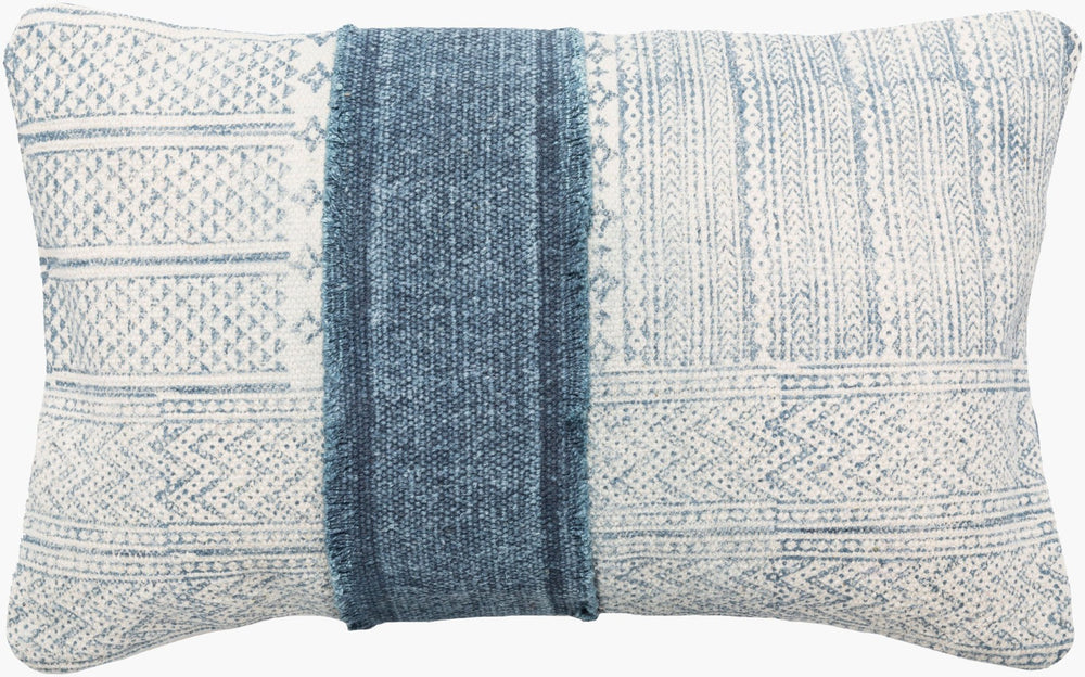 Livabliss Lola Handcrafted Cotton Lumbar Pillow Bohemian Woven Textile for Sofas and Accent Chairs LL002-2214