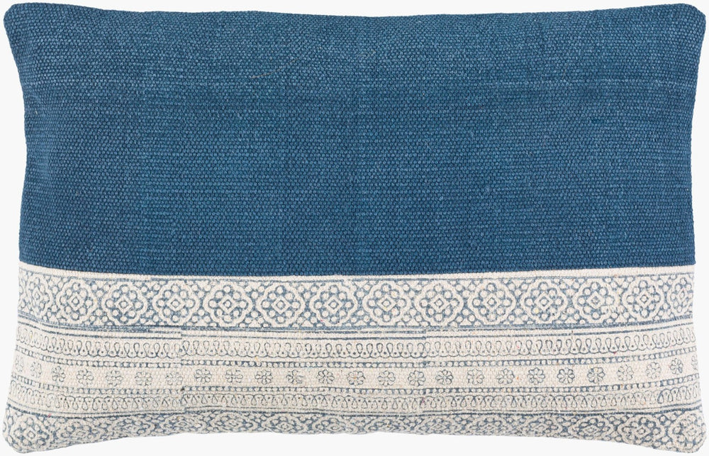 Livabliss Lola Handwoven Cotton Lumbar Pillow Global Artisan Textile for Sofa or Bed Layering LL004-1422P
