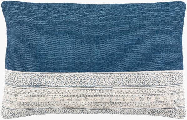 Livabliss Lola Handwoven Cotton Lumbar Pillow Global Artisan Textile for Sofa or Bed Layering LL004-1422P