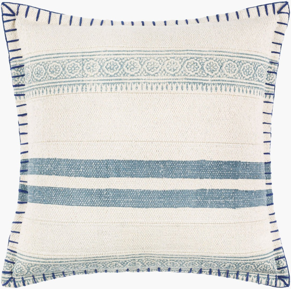 Livabliss Lola Handcrafted Bohemian Cotton Throw Pillow Artisan Woven Indian Textile Accent LL006-1818D