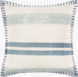 Livabliss Lola Handcrafted Bohemian Cotton Throw Pillow Artisan Woven Indian Textile Accent LL006-1818D