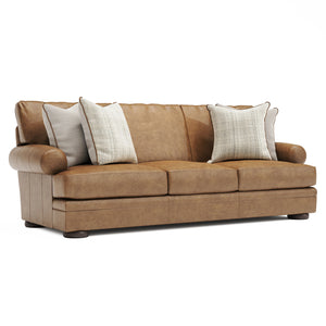 Bernhardt Harrison Leather Sofa Portobello Leather 5887LO