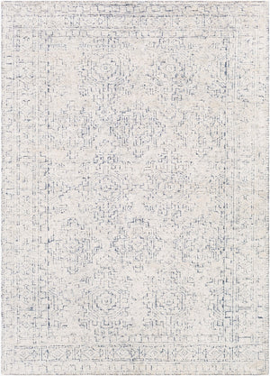 Surya Bella 10' X 14' Handmade Viscose Rug - Elegant Arts & Crafts Style For Timeless Home Decor Luxury Blue Viscose Llb2300-23