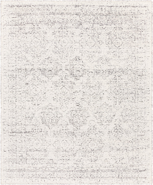 Bella LLB-2302 8' x 10' Handmade Rug LLB2302-810  Black, White Surya