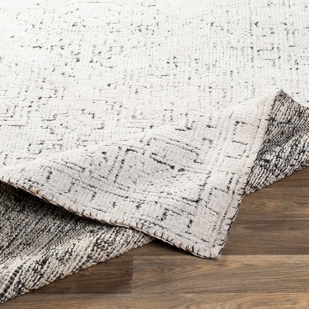 Bella LLB-2302 6' x 9' Handmade Rug LLB2302-69  Black, White Surya