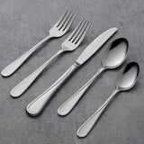 Lenox Oneida Flight 65 Piece Everyday Flatware Set, Service for 12 Metallic, STAINLESS METAL H015065A