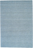 Nourison Perris PERR1 Handmade Woven No Border Indoor Only Contemporary  Rug Denim, Blue 100% Wool 99446222794