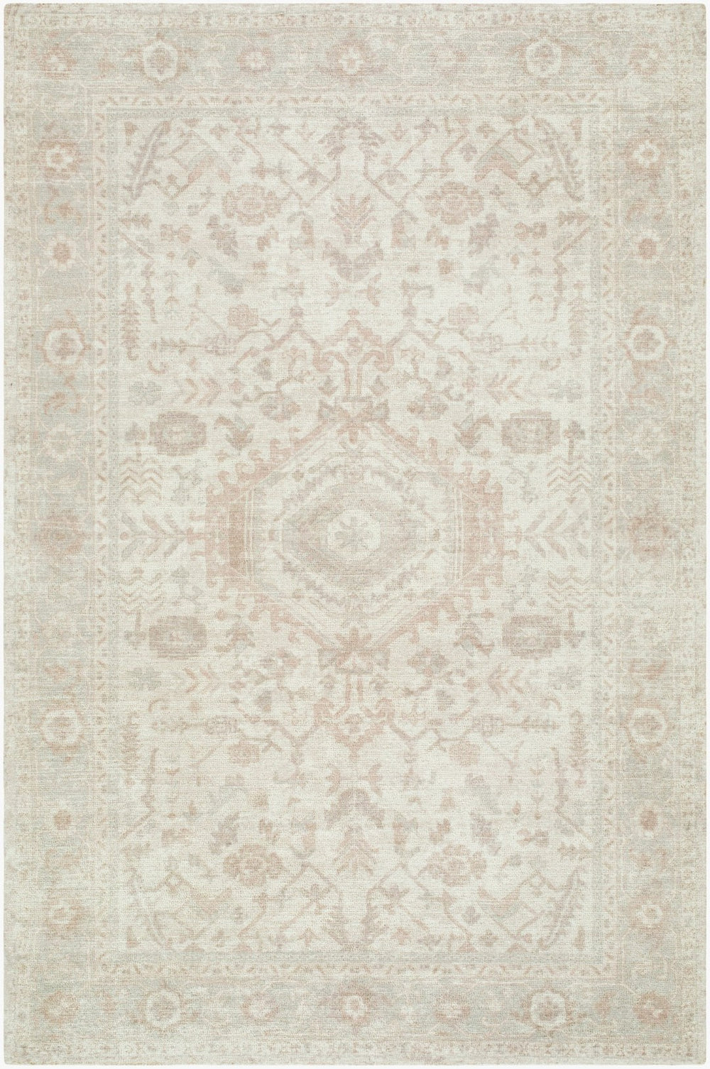 Livabliss Hearth Hand Tufted Polyester Accent Rug Low Pile Artisan Crafted for Entryways and Baths Ivory, Taupe 2' x 3' LLHT2303-23
