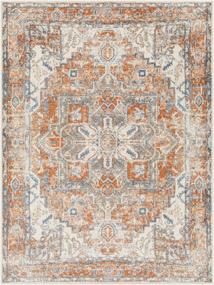 Livabliss Lillian Traditional Motif Polyester Accent Rug Machine Woven in Turkey for Entryways Oatmeal, Gray 2'2" x 3'9" LLL2302-2339