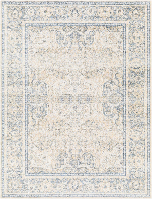 Livabliss Lillian Traditional Polyester Machine Woven Low Pile Rug for Entryways and Hallways Oatmeal, Gray 2'2" x 3'9" LLL2303-2339
