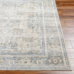 Livabliss Lillian Traditional Polyester Machine Woven Low Pile Rug for Entryways and Hallways Oatmeal, Gray 2'2" x 3'9" LLL2303-2339