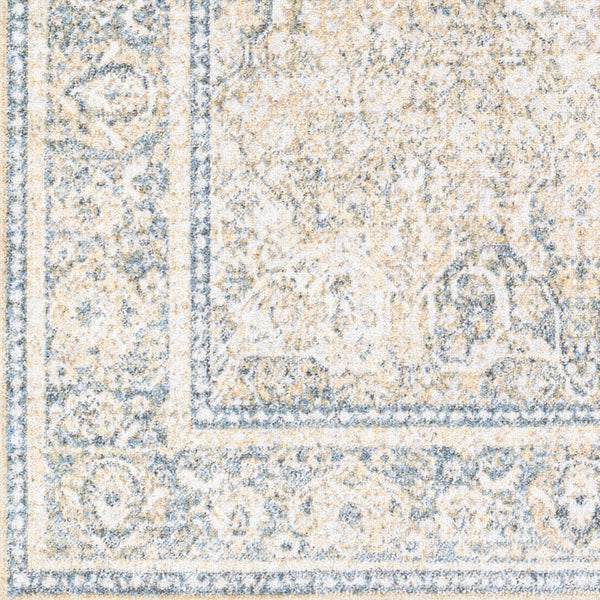 Livabliss Lillian Traditional Polyester Machine Woven Low Pile Rug for Entryways and Hallways Oatmeal, Gray 2'2" x 3'9" LLL2303-2339