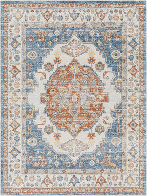 Livabliss Lillian Traditional Polyester Woven Rug for Entryways Hallways and High Traffic Floors Oatmeal, Dark B 2' x 2'11" LLL2305-23