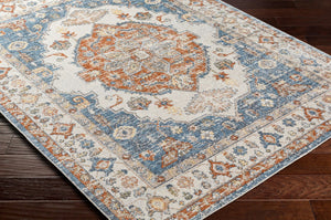 Livabliss Lillian Traditional Polyester Woven Rug for Entryways Hallways and High Traffic Floors Oatmeal, Dark B 2' x 2'11" LLL2305-23