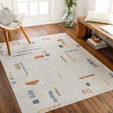 Lillian LLL-2313 6'7" x 6'7" Machine Woven Rug LLL2313-67RD Livabliss Surya