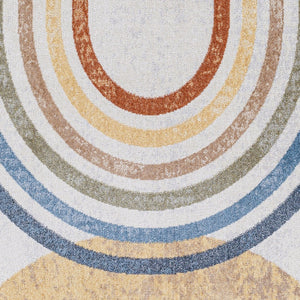 Livabliss Lillian Geometric Low Pile Polyester Area Rug for Entryway Bathroom or Beside Bed Oatmeal, Brown 2'2" x 3'9" LLL2314-2339