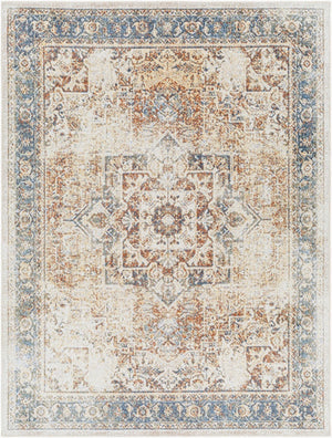 Livabliss Lillian Traditional Polyester Machine Woven Low Pile Rug for Entryways and Kitchens Oatmeal, Gray 2'2" x 3'9" LLL2317-2339