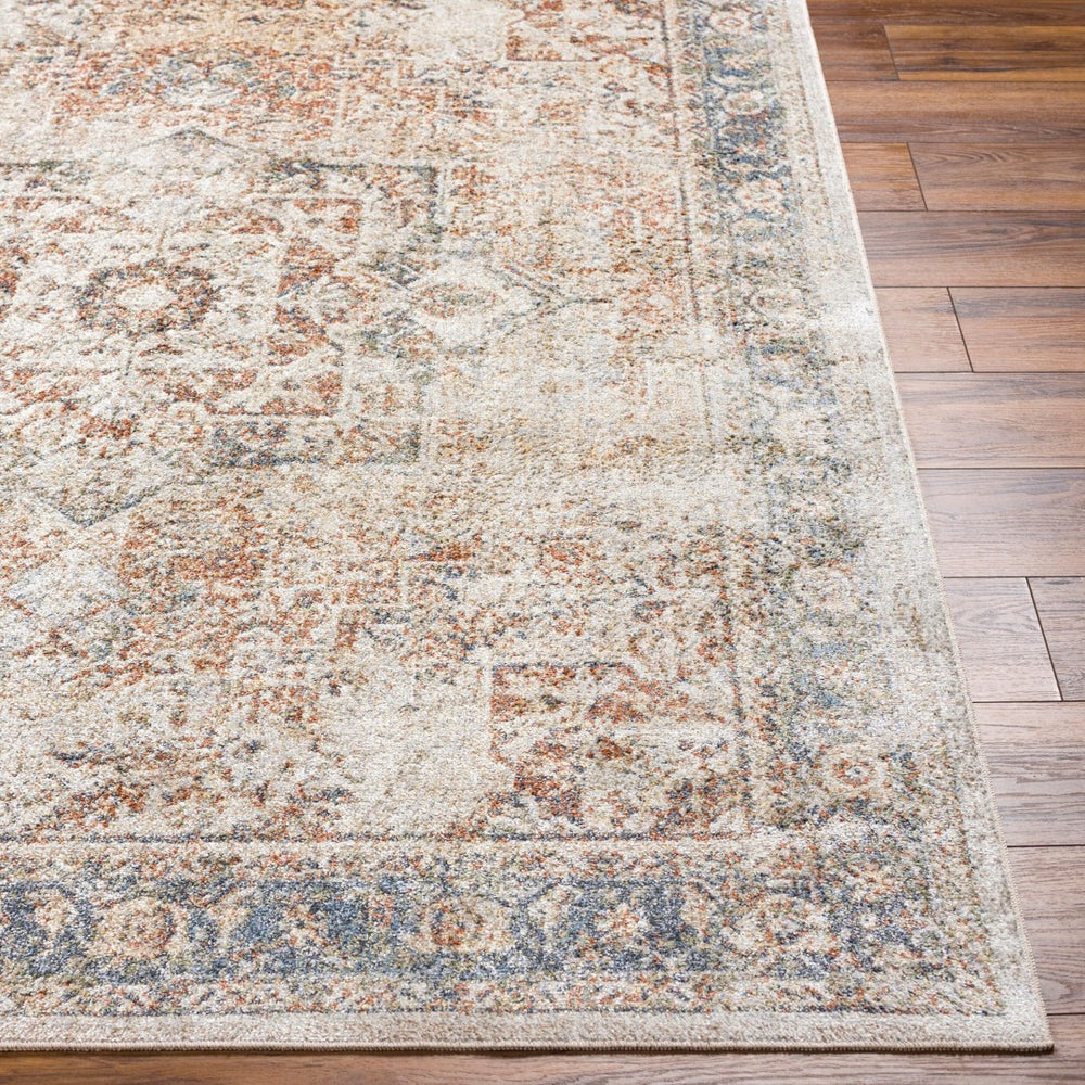 Livabliss Lillian Traditional Polyester Machine Woven Low Pile Rug for Entryways and Kitchens Oatmeal, Gray 2'2" x 3'9" LLL2317-2339